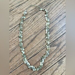 Vintage bohemian Brass Necklace with small gold discs. Good used condition.